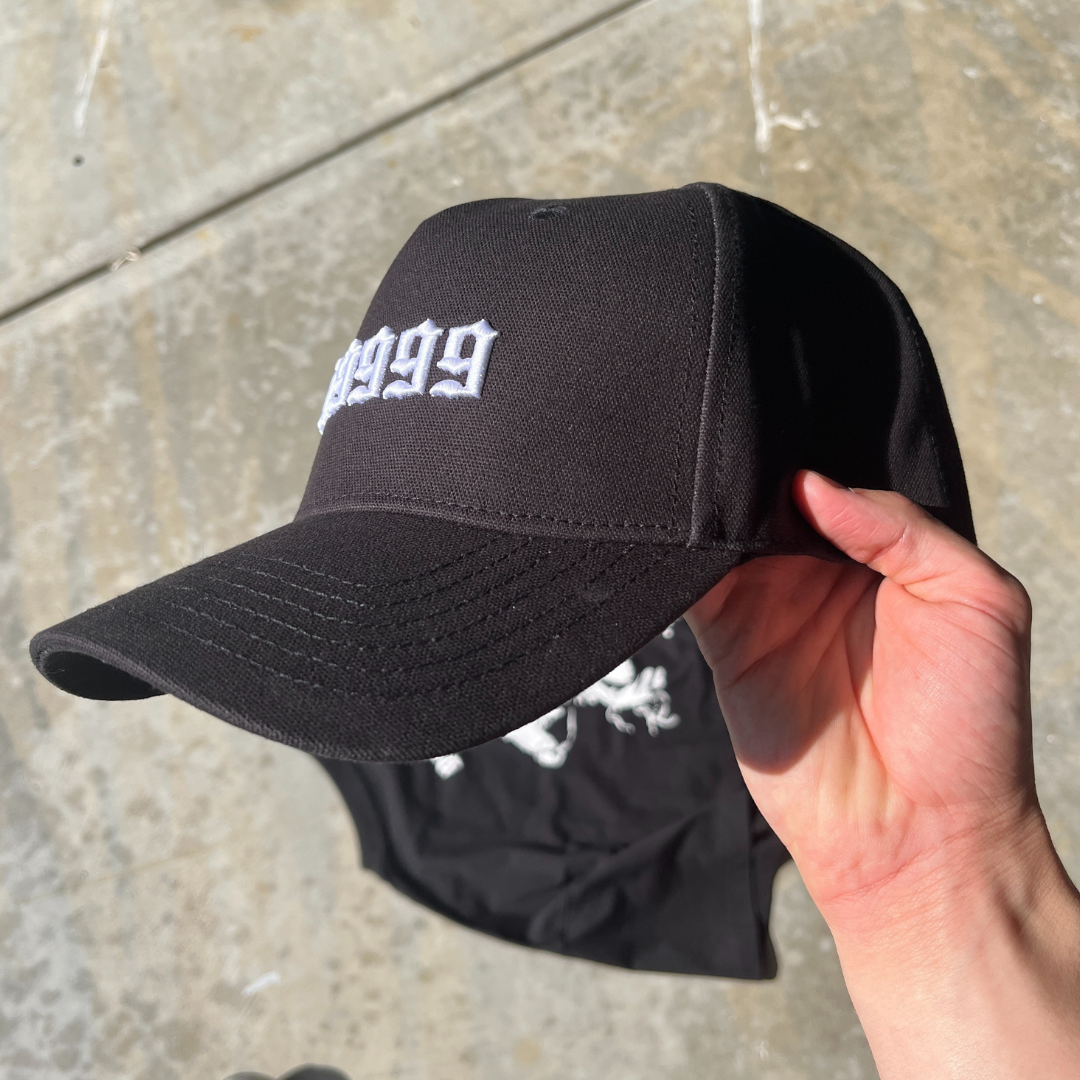 99999 Metal Logo Hat (Jet Black)