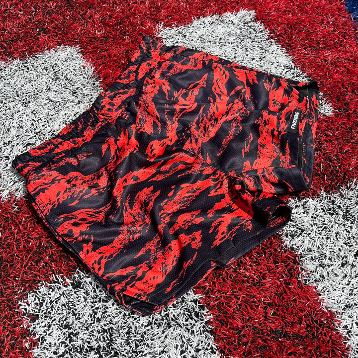 THE MESH SHORT - INFERNO TIGER CAMO