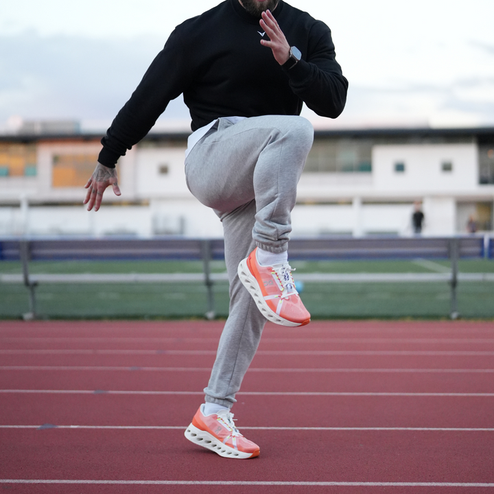 TERRY COTTON JOGGERS - SMOKE GREY