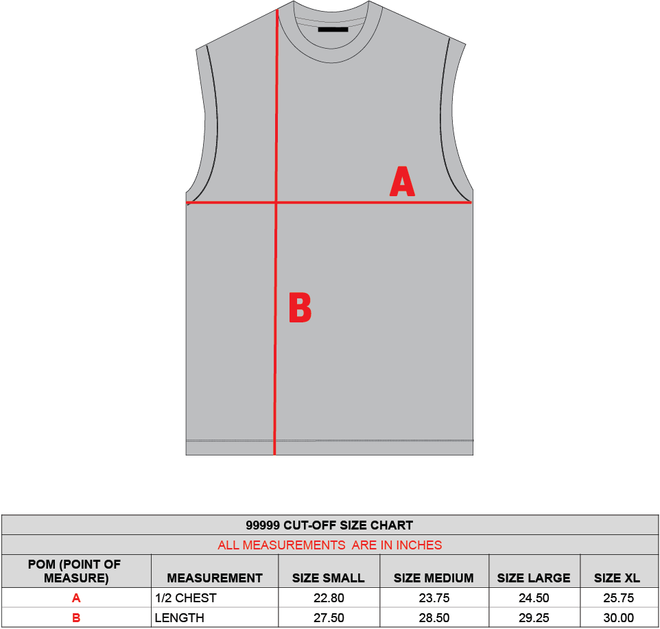 99999 Training Team Cut - Off - 99999