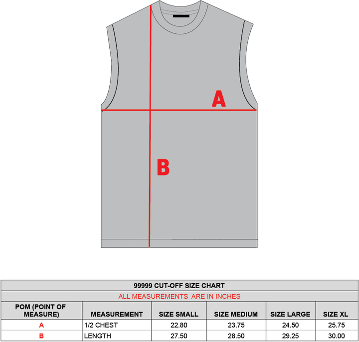 99999 Training Team Cut - Off - 99999
