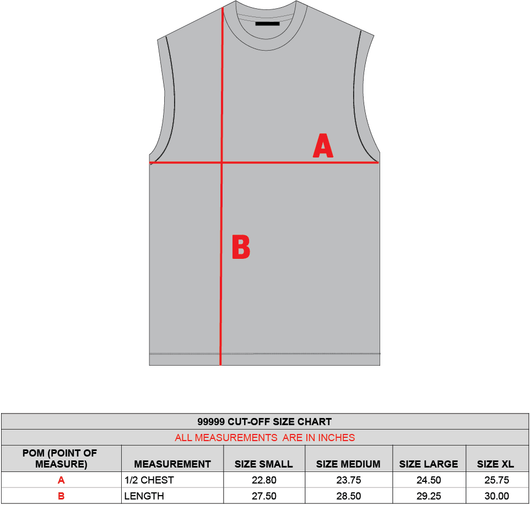 99999 Training Team Cut - Off - 99999