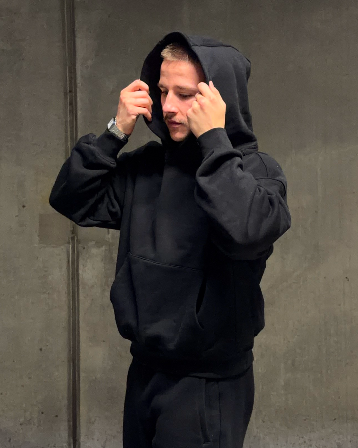 Essential Cropped Hoodie