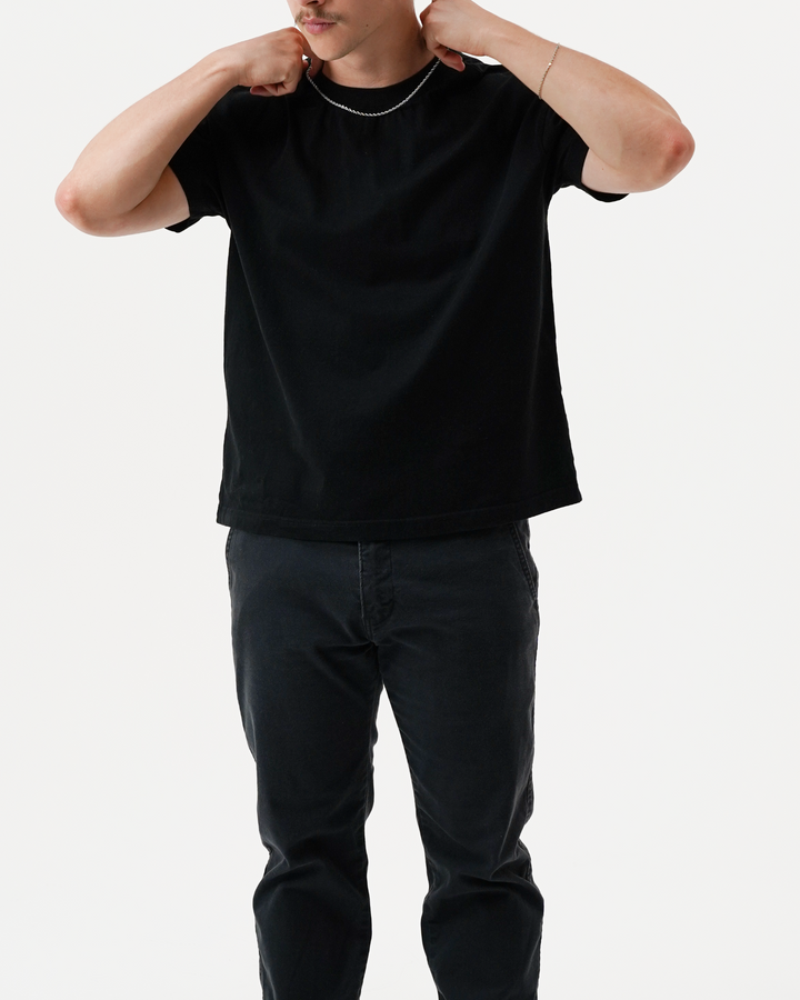 black tee front 3
