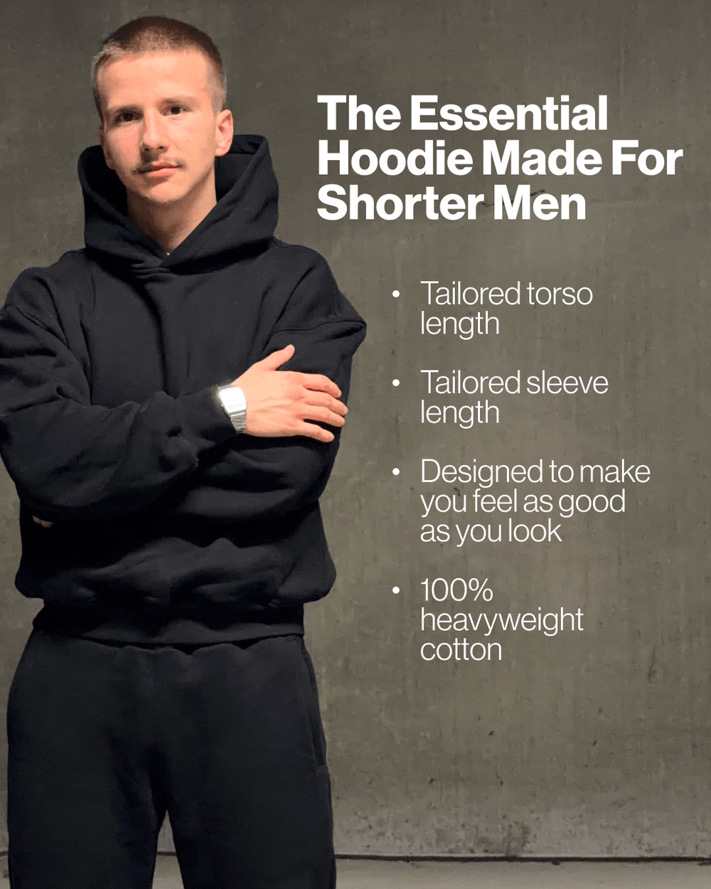 Essential Cropped Hoodie - 99999