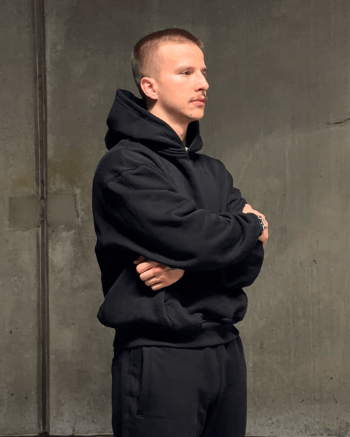 Essential Cropped Hoodie