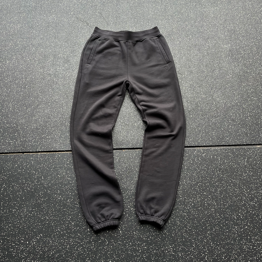 TERRY COTTON JOGGERS 1.0 - JET BLACK