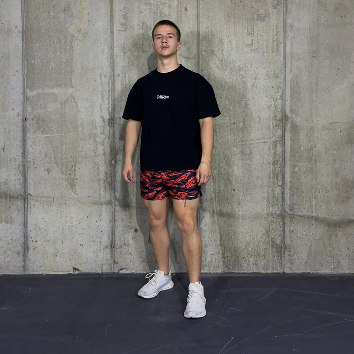 THE MESH SHORT - INFERNO TIGER CAMO